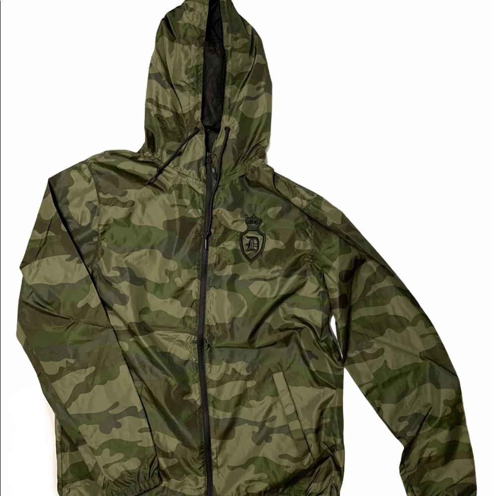 DBC by Dope Boy Couture Camouflage Full Zip Jacket